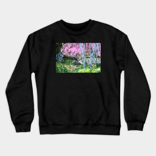 Cheetah tongue Crewneck Sweatshirt